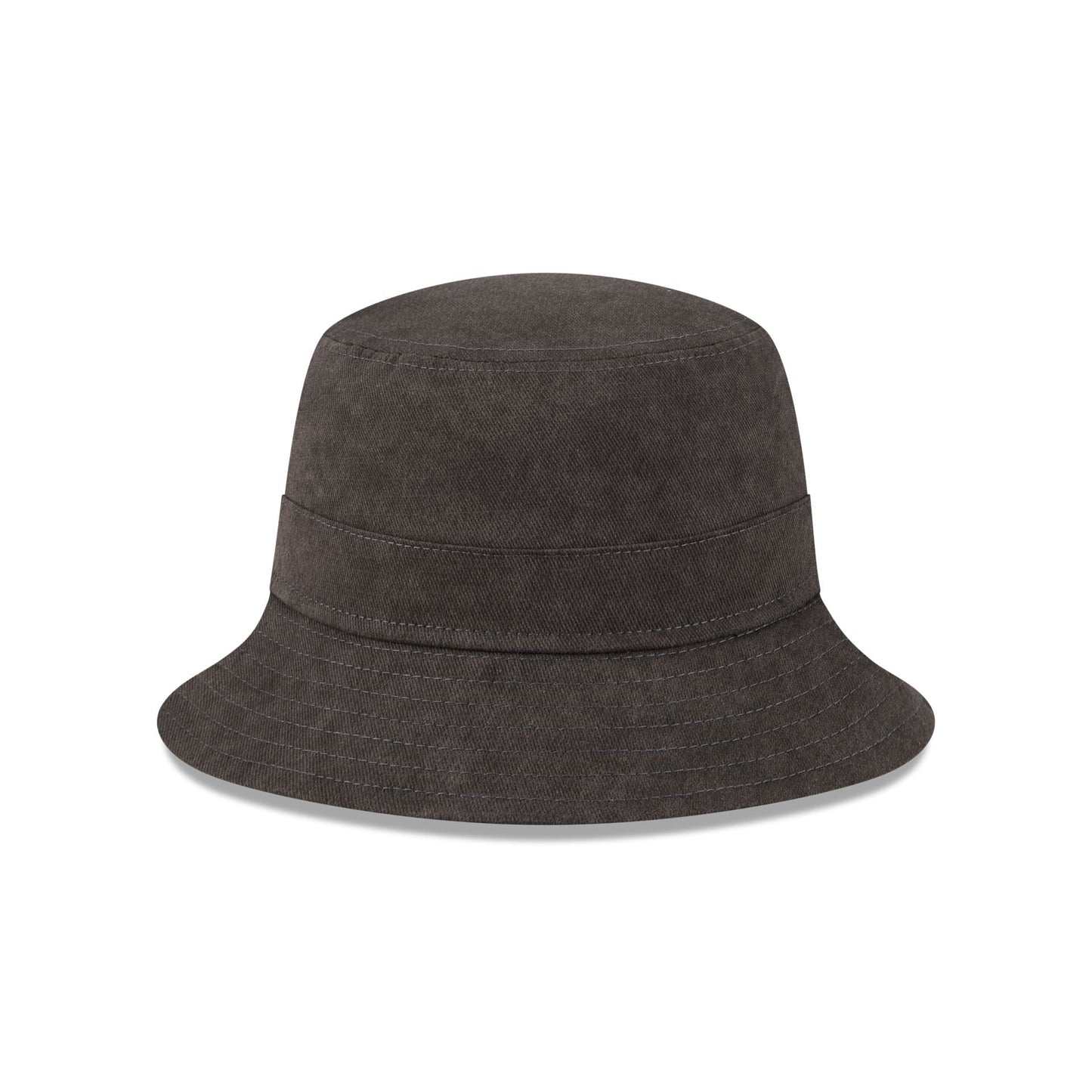 New Era Cap Washed Twill Black Bucket Hat
