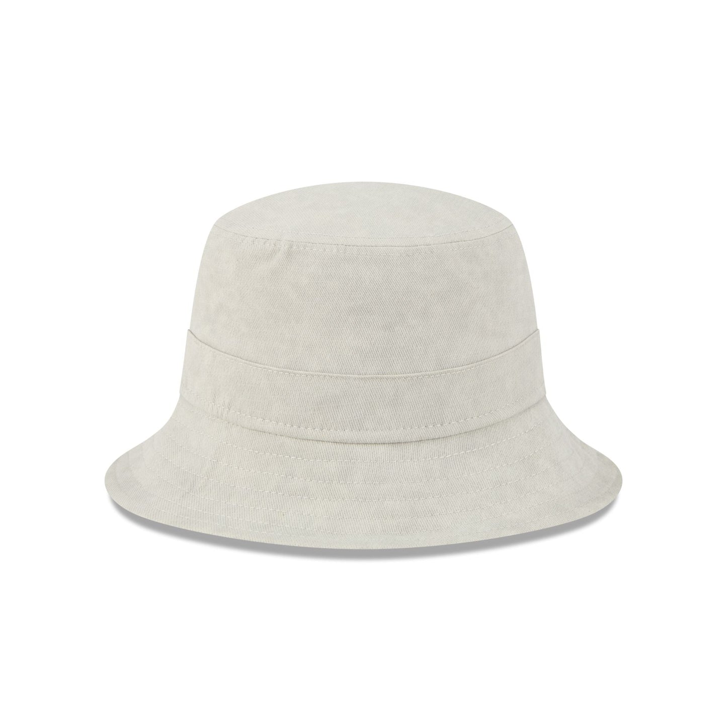 New Era Cap Washed Twill Light Biege Bucket Hat