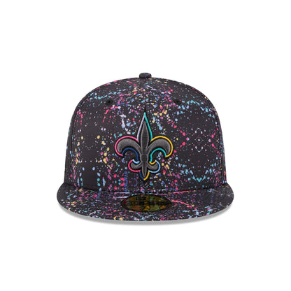 New Orleans Saints 2025 Crucial Catch 59FIFTY Fitted Hat