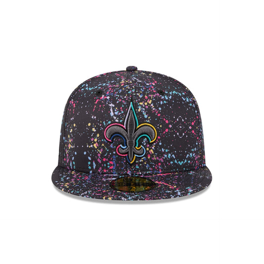 New Orleans Saints 2025 Crucial Catch 59FIFTY Fitted Hat