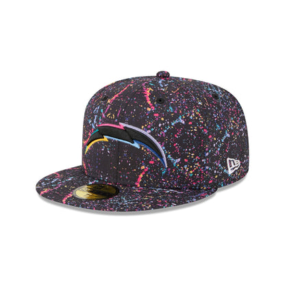 Los Angeles Chargers 2025 Crucial Catch 59FIFTY Fitted Hat