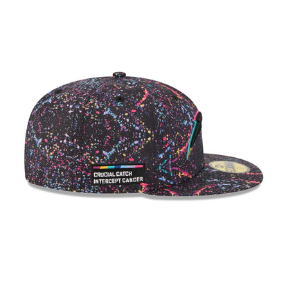 Los Angeles Chargers 2025 Crucial Catch 59FIFTY Fitted Hat