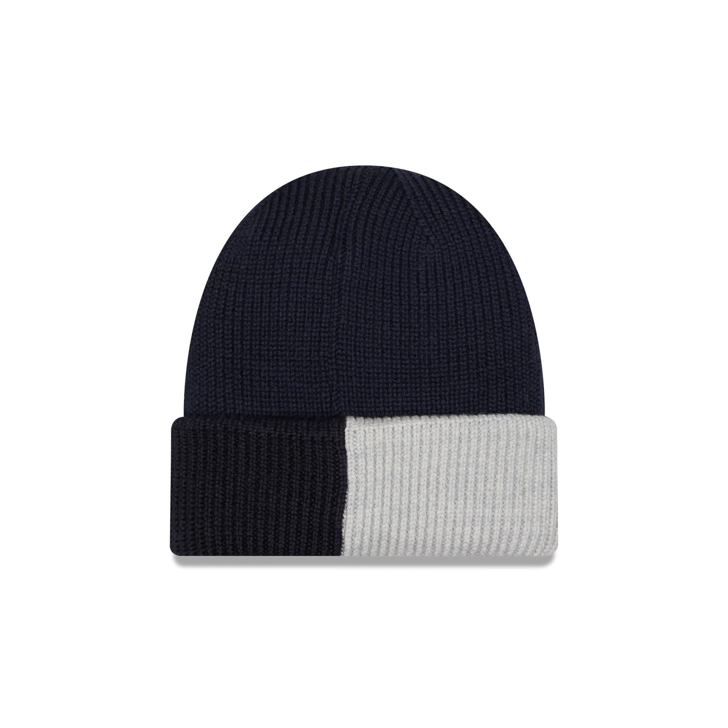 New Era Cap Merino Wool Color Block Navy Cuff Knit Hat