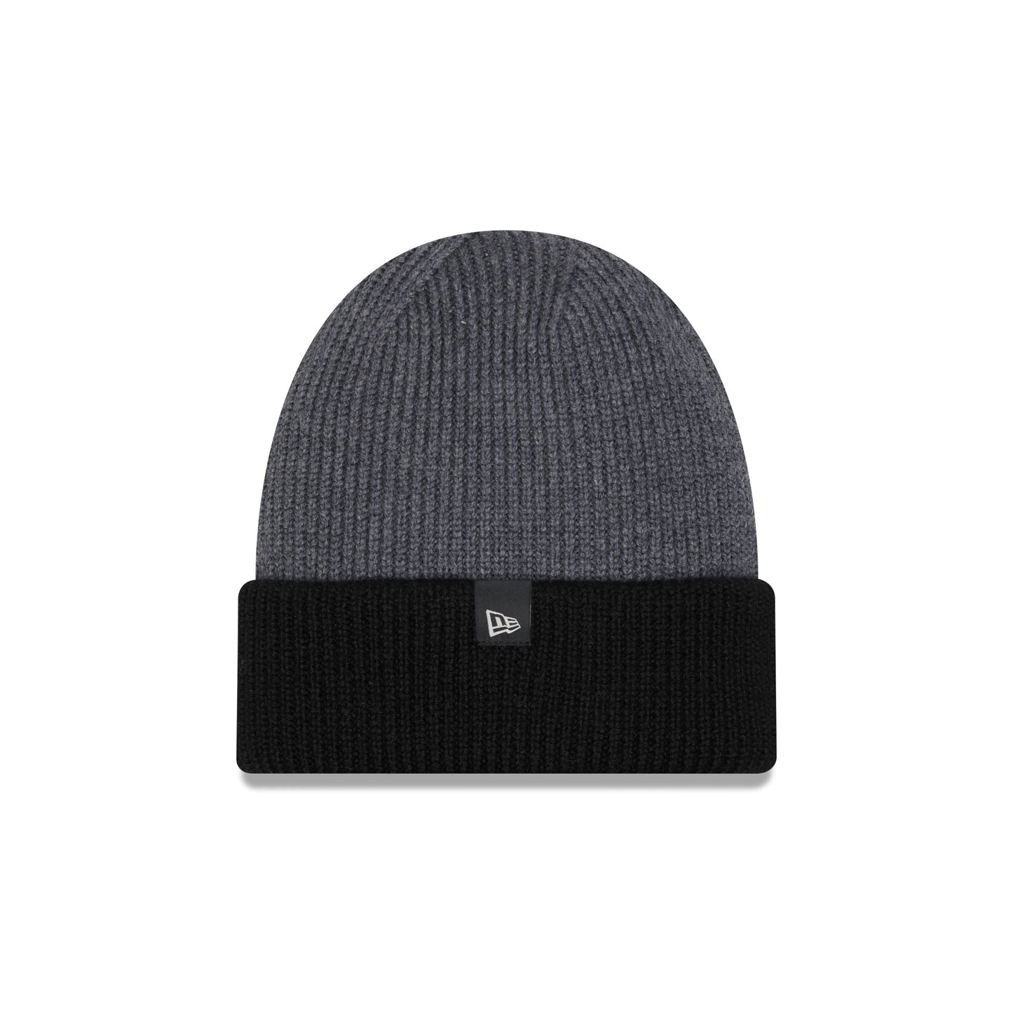 New Era Cap Merino Wool Color Block Gray Cuff Knit Hat