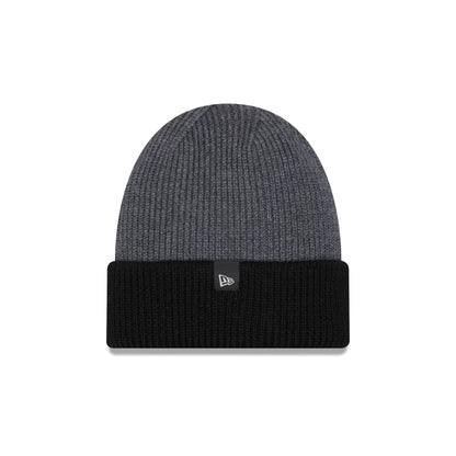 New Era Cap Merino Wool Color Block Gray Cuff Knit Hat