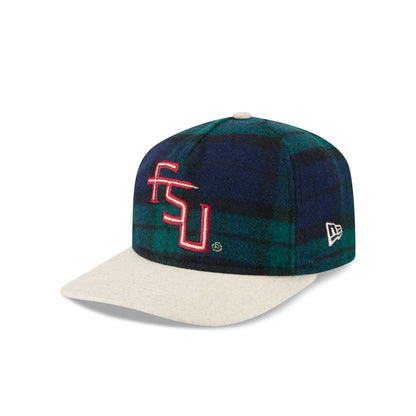 Florida State Seminoles Plaid Letterman 19TWENTY Adjustable Hat