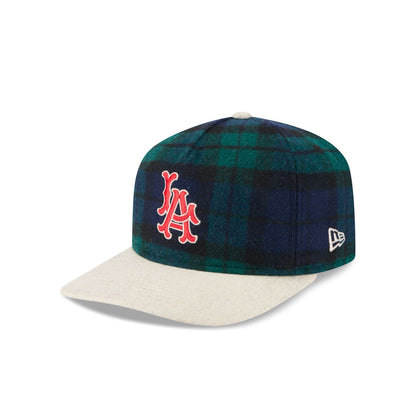 Los Angeles Angels Plaid Letterman 19TWENTY Adjustable Hat