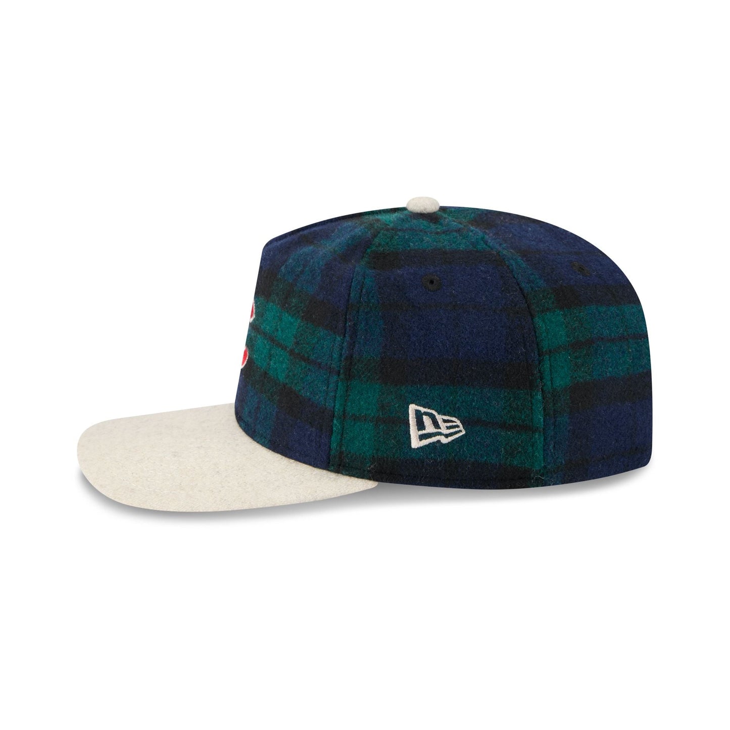 Chicago Cubs Plaid Letterman 19TWENTY Adjustable Hat