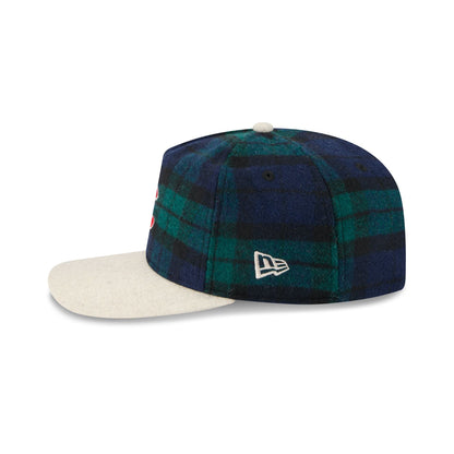 Chicago Cubs Plaid Letterman 19TWENTY Adjustable Hat