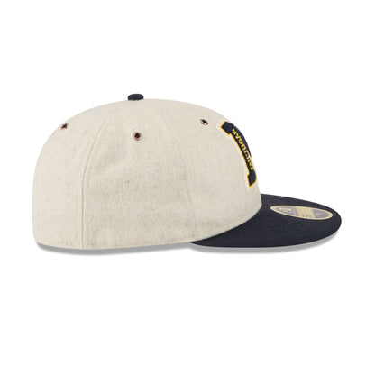 Michigan Wolverines College Vault Wool Letterman Retro Crown 59FIFTY Fitted Hat