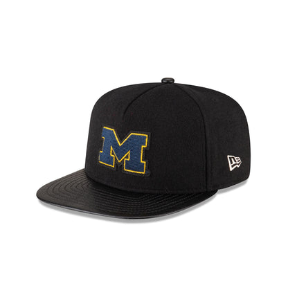 Michigan Wolverines Wool Letterman 9FIFTY A-Frame Snapback Hat