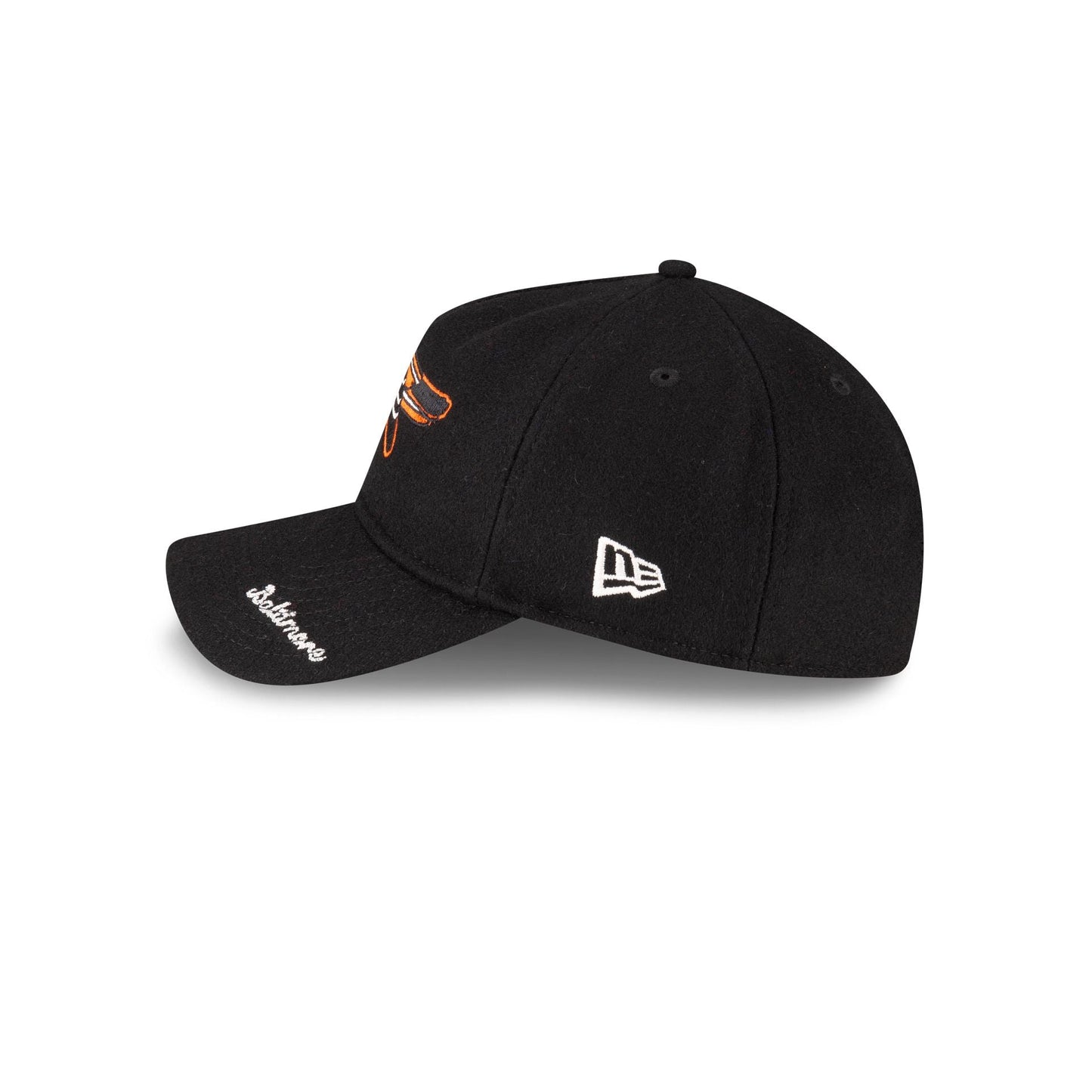 Baltimore Orioles Wool Letterman 9TWENTY A-Frame Adjustable Hat Adjustable Hat