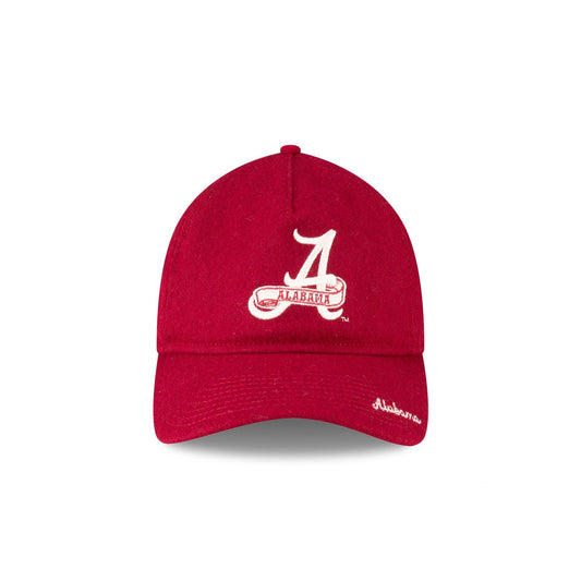 Alabama Crimson Tide College Vault Wool Letterman 9TWENTY A-Frame Adjustable Hat Adjustable Hat