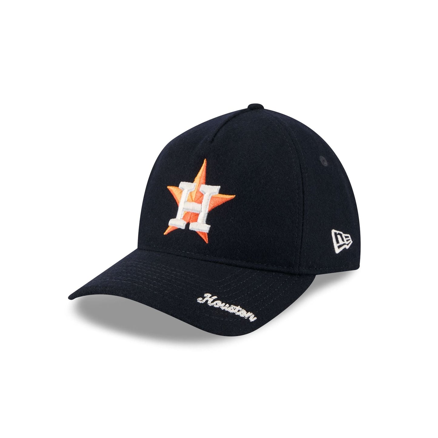 Houston Astros Wool Letterman 9TWENTY A-Frame Adjustable Hat Adjustable Hat