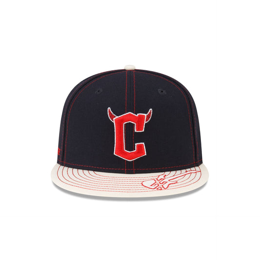 mgk x Cleveland Guardians Navy 59FIFTY Fitted Hat