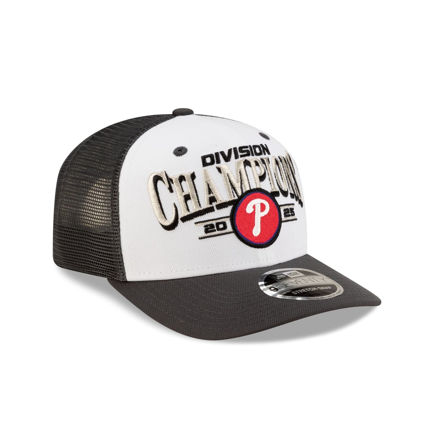 Philadelphia Phillies 2025 Regular Season Division Champions Locker Room 9SEVENTY Stretch-Snap Hat