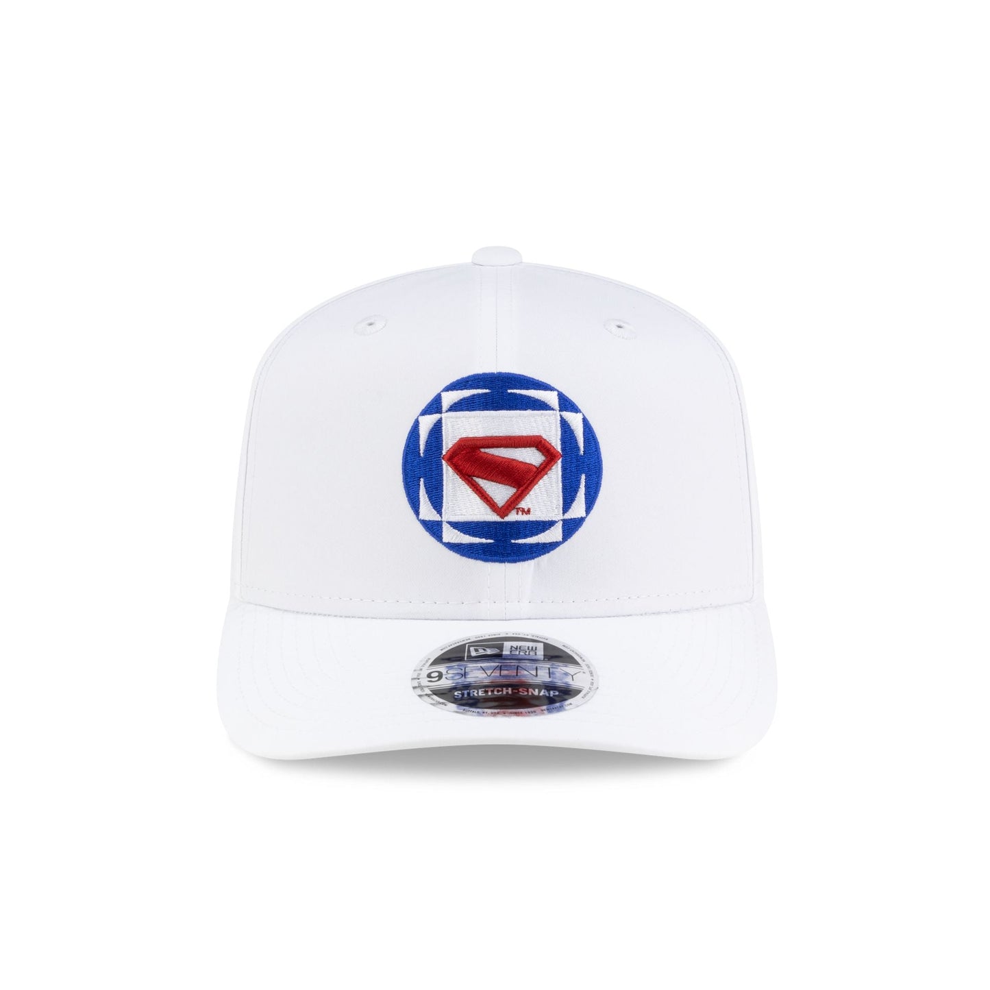 Superman White 9SEVENTY Stretch-Snap Hat