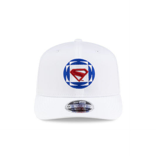 Superman White 9SEVENTY Stretch-Snap Hat