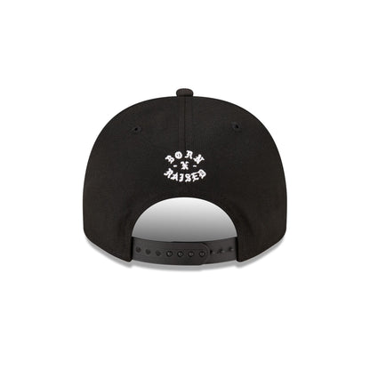 Born x Raised x Baltimore Ravens Script Black 9FIFTY A-Frame Snapback Hat